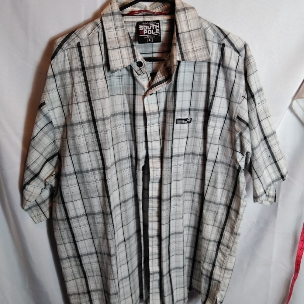 South Pole plaid shirt 